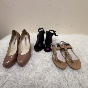 Stylish Women's Shoe Collection - Black and Tan